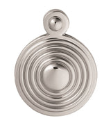 ESCUTCHEON - LOCK PROFILE QUEEN ANNE ROUND COVER FACE FIX - POLISHED CHROME - 32MM - EACH