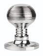 QUEEN ANNE - RIM MORTICE KNOB CRO (POLISHED CHROME) - POLISHED CHROME - 57MM - PAIR