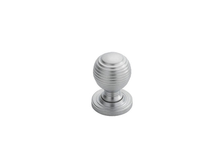 FTD QUEEN ANNE KNOB 22MM - SATIN CHROME - 25 ( 22.5 ) - EACH