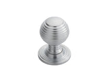 FTD QUEEN ANNE KNOB 35MM - SATIN CHROME - 40 ( 34.5 ) - EACH