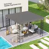 Outsunny 3 x 3(m) Gazebo Frame Replacement - Grey