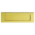 VICTORIAN - LETTER PLATE (APERTURE TO SUIT AN A4 ENVELOPE) - POLISHED BRASS - 282 x 80mm - EACH