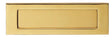 VICTORIAN - LETTER PLATE - POLISHED BRASS - 257 x 80mm - EACH