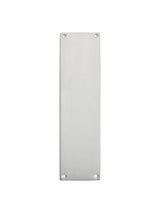 VICTORIAN - FINGER PLATE - SATIN CHROME - 305MM X 70MM - EACH