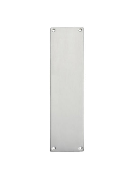 VICTORIAN - FINGER PLATE - SATIN CHROME - 305MM X 70MM - EACH