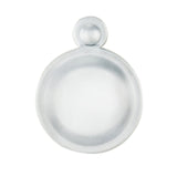 ESCUTCHEON - LOCK PROFILE VICTORIAN ROUND COVER FACE FIX - SATIN CHROME - 32MM - EACH