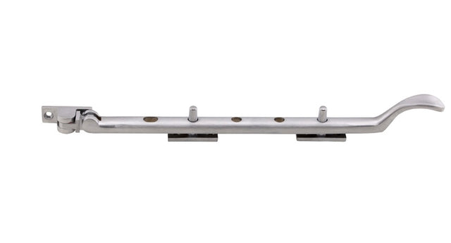 300MM VICTORIAN CASEMENT STAY - SATIN CHROME - 300mm - EACH