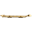 264MM VICTORIAN CASEMENT STAY - SATIN BRASS - EACH