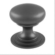 VICTORIAN CUPBOARD KNOB (ONE PIECE) 32MM - ANTHRACITE - EACH