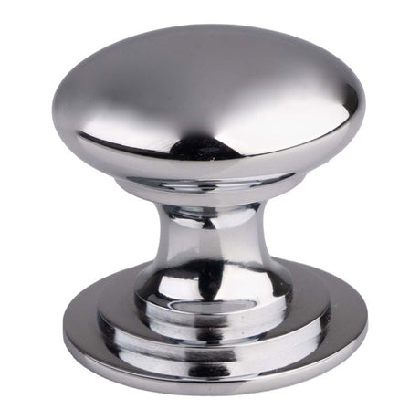 VICTORIAN CUPBOARD KNOB (ONE PIECE) 25MM - POLISHED CHROME - 25 ( 25 ) - EACH