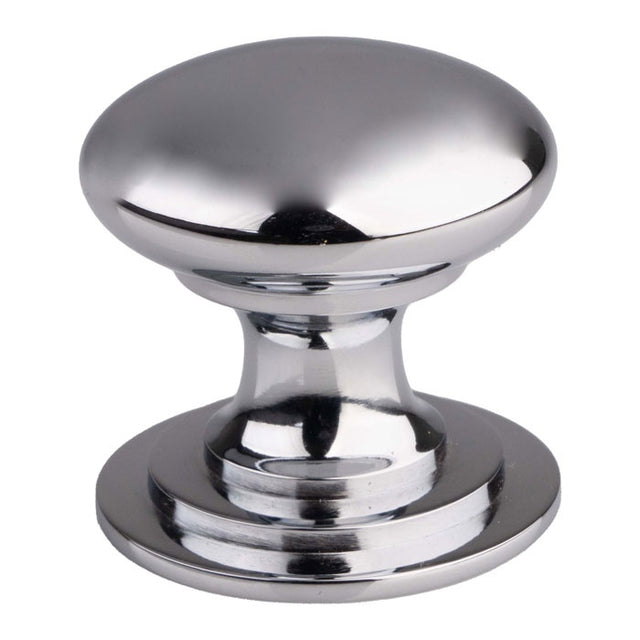 VICTORIAN CUPBOARD KNOB (ONE PIECE) 42MM - POLISHED CHROME - 42 ( 42 ) - EACH