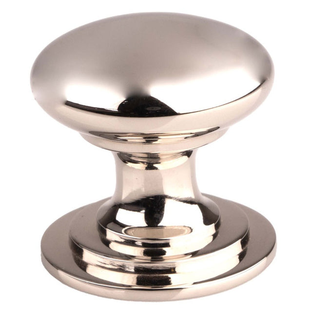 VICTORIAN CUPBOARD KNOB (ONE PIECE) 32MM - POLISHED NICKEL - 32 ( 32 ) - EACH