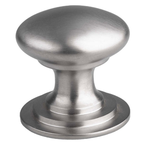 VICTORIAN CUPBOARD KNOB (ONE PIECE) 38MM - SATIN NICKEL - 38 ( 38 ) - EACH