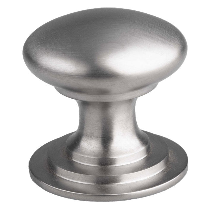 VICTORIAN CUPBOARD KNOB (ONE PIECE) 42MM - SATIN NICKEL - 42 ( 42 ) - EACH