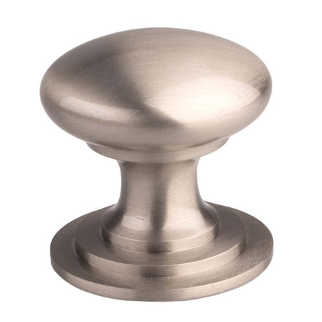 VICTORIAN CUPBOARD KNOB (ONE PIECE) 25MM - STAINLESS STEEL EFFECT - 25 ( 25 ) - EACH