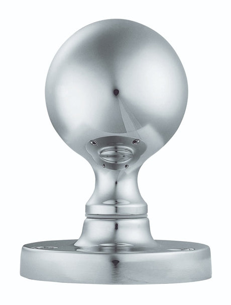 VICTORIAN - MORTICE KNOB BALL CRO (POLISHED CHROME) - POLISHED CHROME - 61MM - PAIR