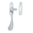 VICTORIAN - REVERSIBLE CASEMENT FASTENER WITH HOOK & MORTICE PLATE - SATIN CHROME - 57MM X 13MM - EACH