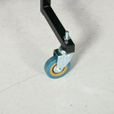 SPORTNOW 9FT Folding Tennis Table, with 8 Wheels, for Indoor Use, Green