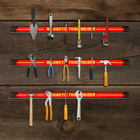 Magnetic strip for tools 46cm 3 pcs.
