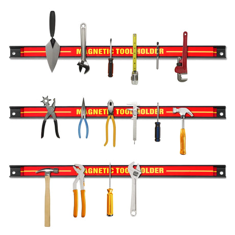 Magnetic strip for tools 46cm 3 pcs.