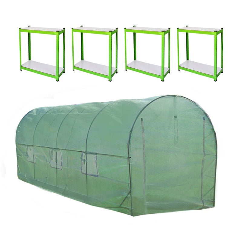 Polytunnel 19mm 5m x 2m with Racking