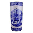 Umbrella Stand, Vintage Blue & White Townscape Design