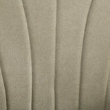 HOMCOM Upholstered Accent Chair with Rolled Arms and Wood Legs, Armchair for Living Room Bedroom, Beige