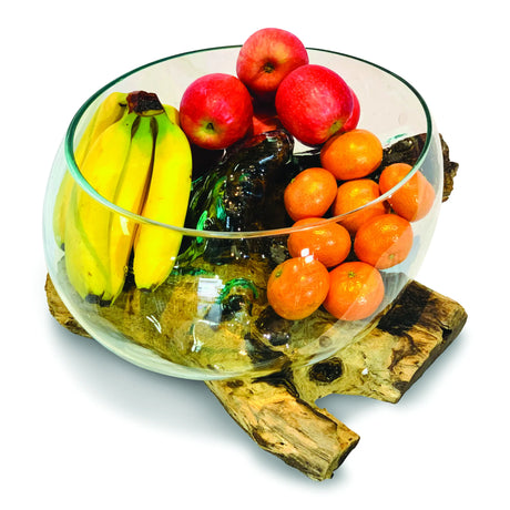 ROOT WITH GLASS FRUIT BOWL LARGE