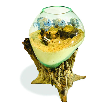 ROOT WITH GLASS SPHERE VIVARIUM