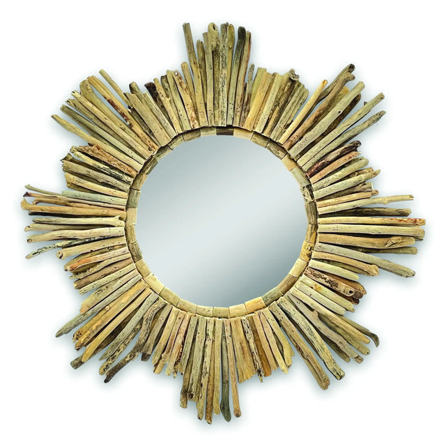 DRIFTWOOD STAR MIRROR LARGE 80CM