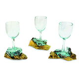 ROOT WITH MOLTEN WINE GLASS