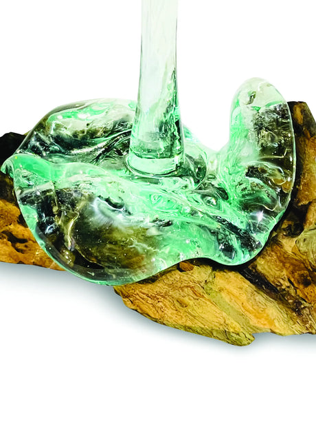 ROOT WITH MOLTEN WINE GLASS