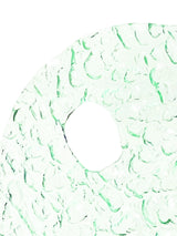 ROUND GLASS SCULPTURE ON ROOT