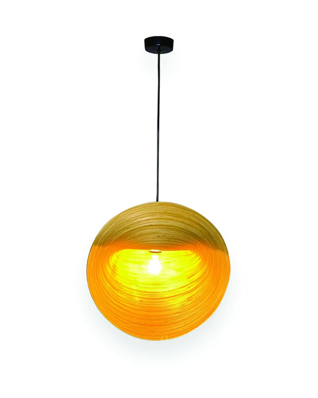 WOODEN SEA SHELL LAMPSHADE 40CM