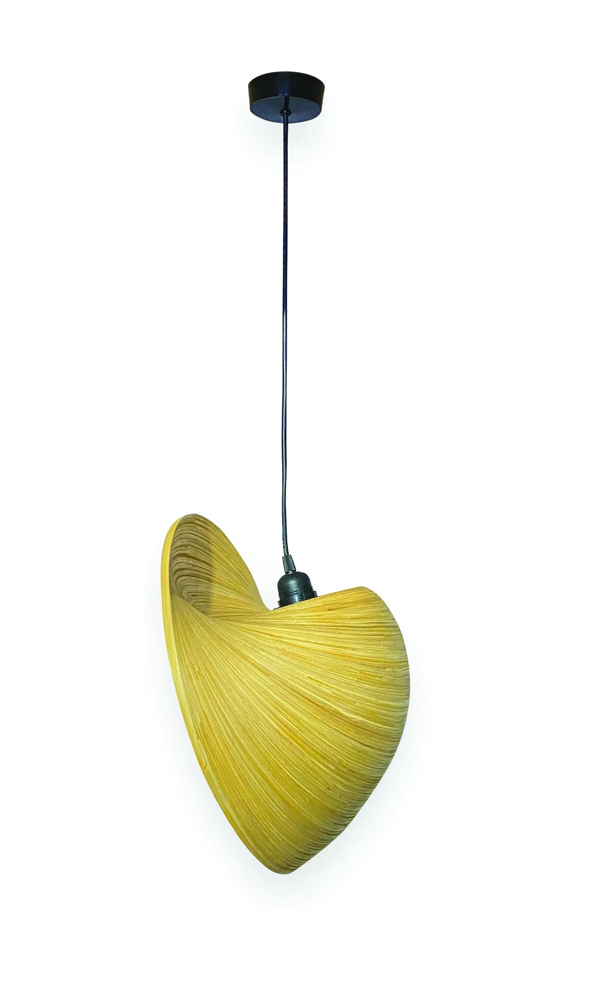 WOODEN SEA SHELL LAMPSHADE 40CM
