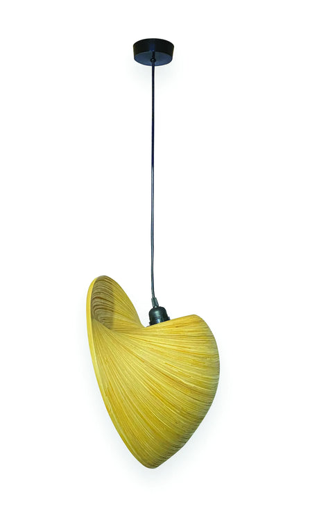 WOODEN SEA SHELL LAMPSHADE 40CM