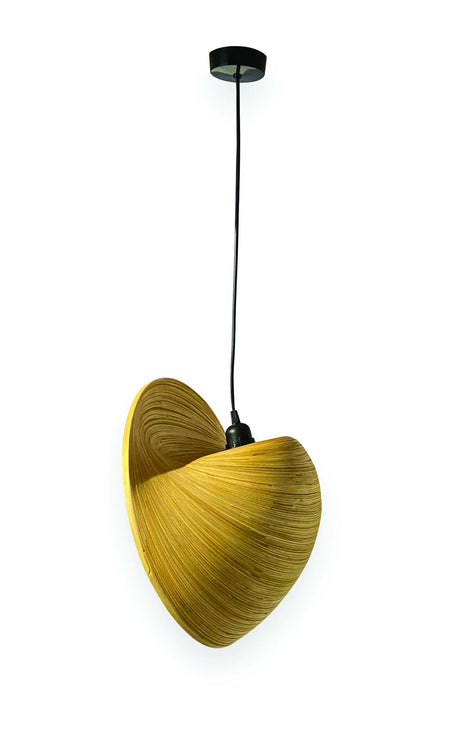 WOODEN SEA SHELL LAMPSHADE 40CM