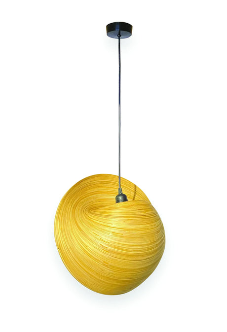 WOODEN SEA SHELL LAMPSHADE 40CM