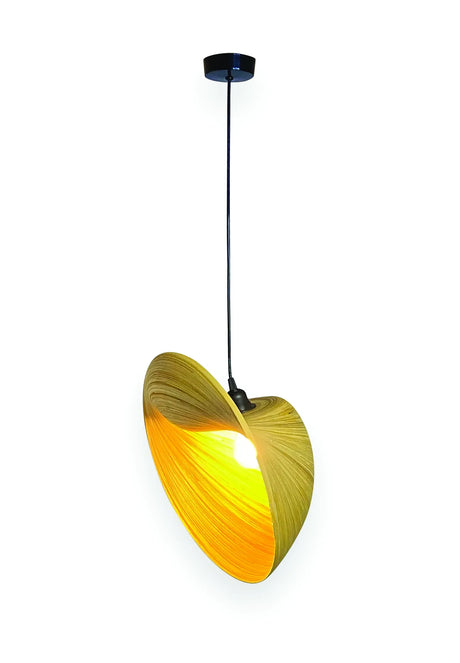 WOODEN SEA SHELL LAMPSHADE 40CM