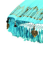 BALI SUN PARASOL BLUE AND GOLD 2M (WITH POLE JOINT)