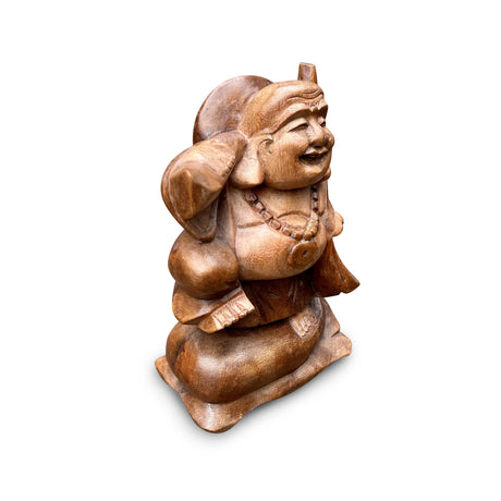 LAUGHING BUDDHA SCULPTURE 20CM