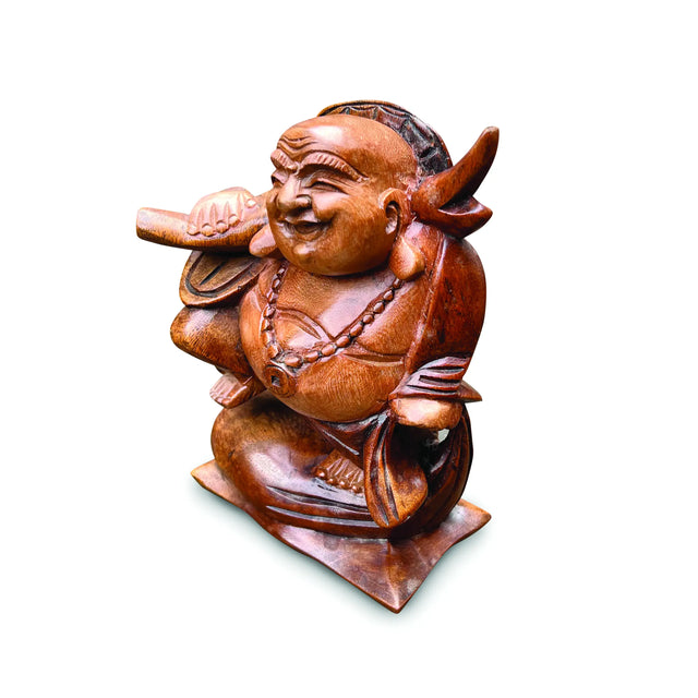 LAUGHING BUDDHA SCULPTURE 20CM
