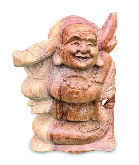 LAUGHING BUDDHA SCULPTURE 20CM