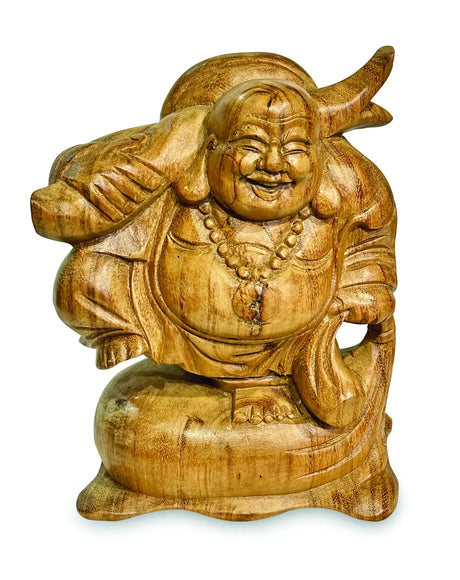 LAUGHING BUDDHA SCULPTURE 20CM