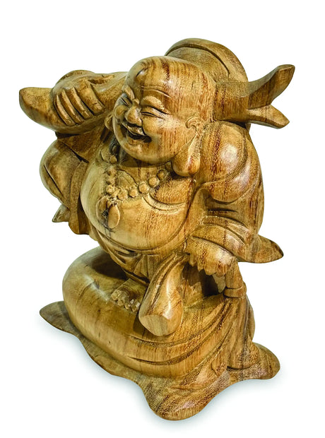 LAUGHING BUDDHA SCULPTURE 20CM