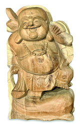 LAUGHING BUDDHA SCULPTURE 40CM