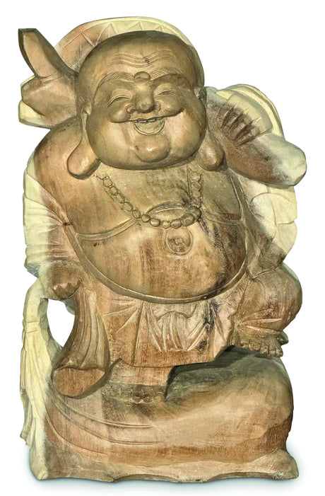 LAUGHING BUDDHA SCULPTURE 40CM