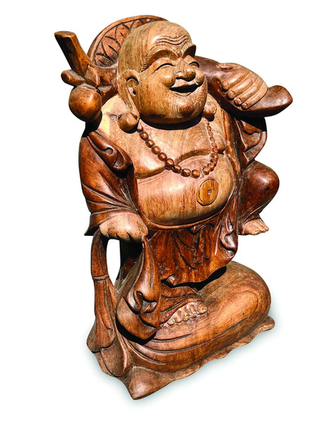 LAUGHING BUDDHA SCULPTURE 40CM