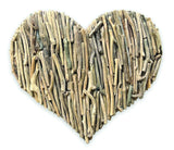 DRIFTWOOD WALL HEART 70X70CM
