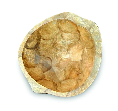 PEARL INLAY COCONUT SHELL BOWL GOLD